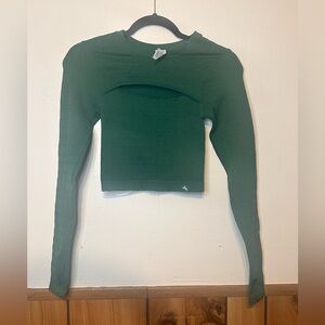 JoyLab Forest Green Long Sleeve Bodysuit